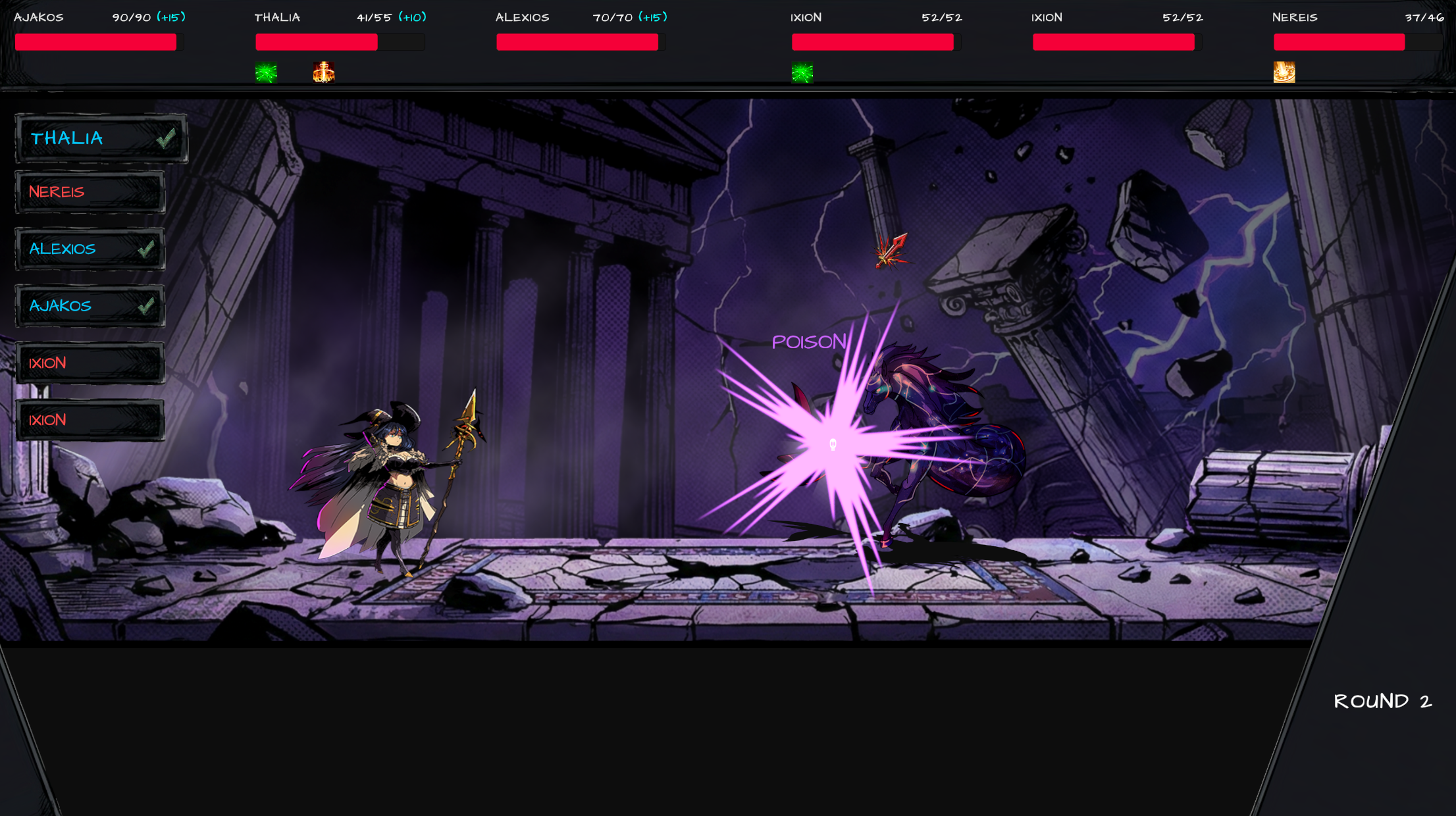 Turn-Based Celestial Battle Clash